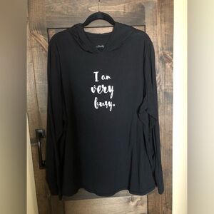 Knit graphic hoodie by AnyBody